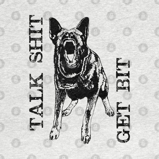 Get Bit - German Shepherd Dog - GSD by Nartissima